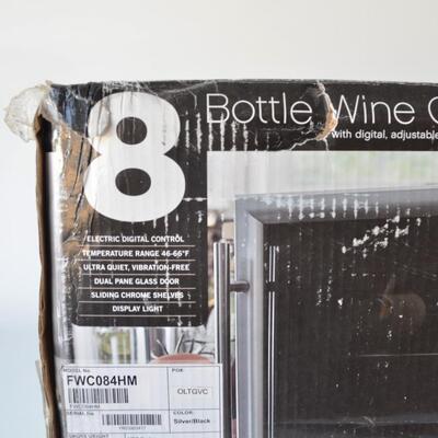 Frigidaire 8 Bottle Wine Cooler - Electric - New Dent'n Scratch