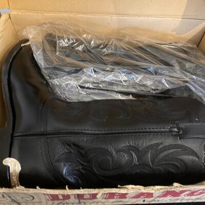 Durango Black 12” Boots DB460 Size 9 EE
