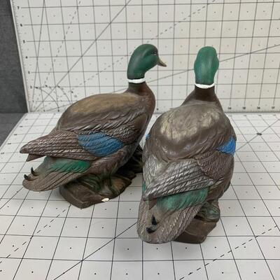 #46 Three Darling Ceramic Ducks