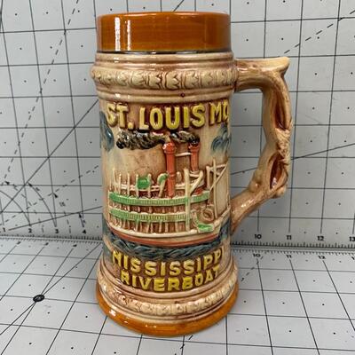 #47 ST. Louis Mississippi RiverBoat Stein