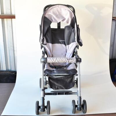 One Step Ahead Foldable Stroller with Cover and Bottom Storage