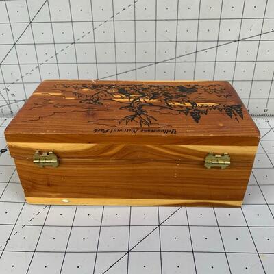 #51 Wooden Yellowstone Trinket Box