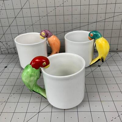 #58 Parrot Mugs