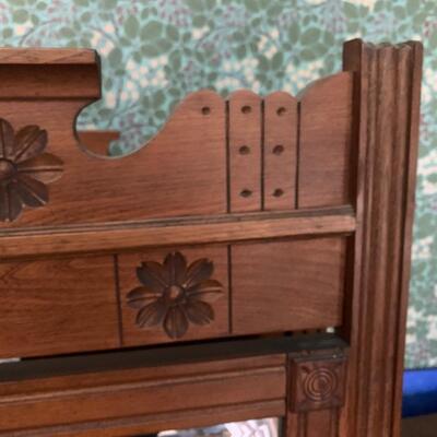 Eastlake Dresser/Mens Wardrobe with Hat Box #1