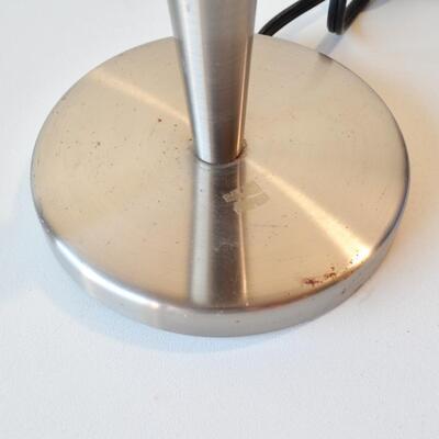Urban Outfitters Silver Metal Table Lamps - Set of 2 - No Shades