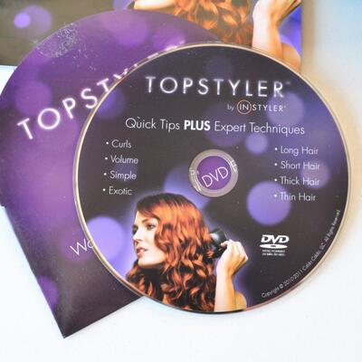 Topstyler Hair Curling System - 15 Curlers, DVD, Instruction Manual - Original Case