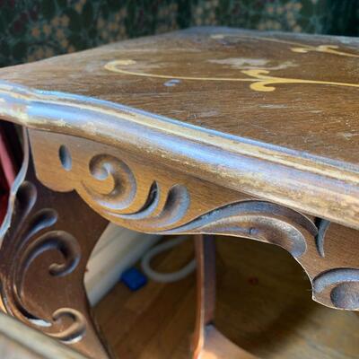 Pair of Inlaid Side Tables