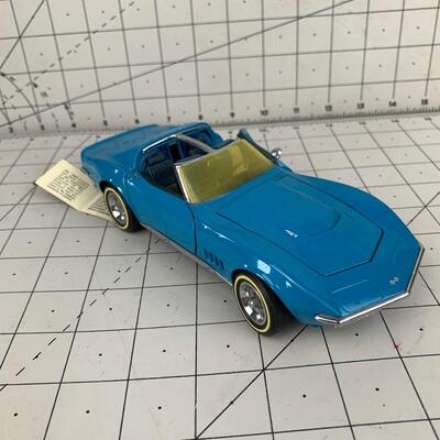 #73 The Franklin Mint 1968 Blue Corvette
