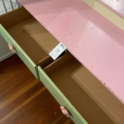 Children's 6 Drawer Dresser with Mirror