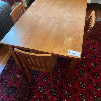 Child's Table with Matching Chairs