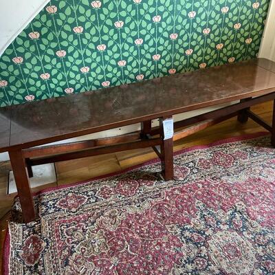 Contemporary Wood Bench