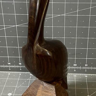 Carved Ironwood Pelican 