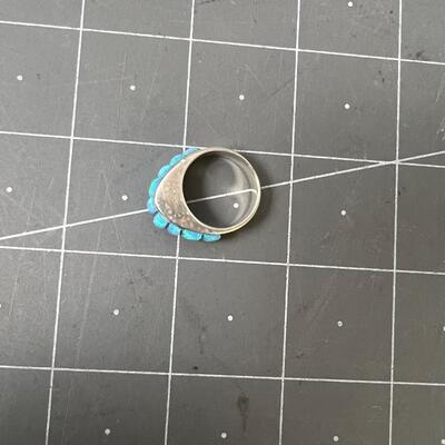 Ring Blue Sparkle - SEE PHOTO FOIL? 