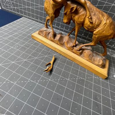 Fighting Stag Sculpture 