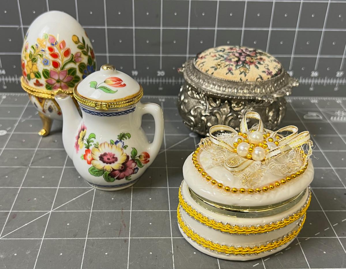 Decorative Boxes with hinges