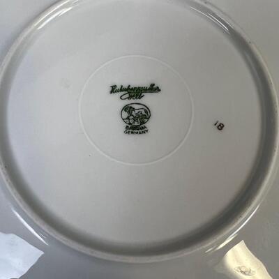 2 Bavarian Porcelain Serving Platters 