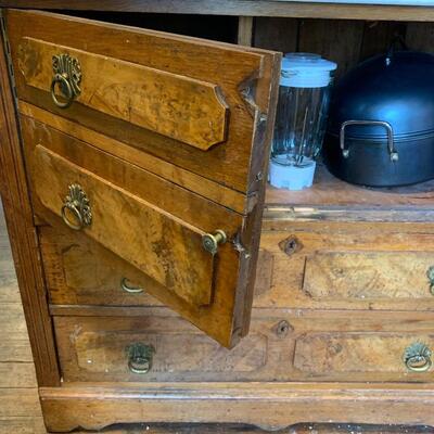 Antique Chest with Marble Top