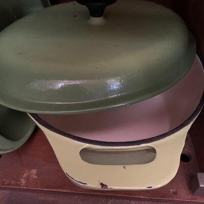 Chantal Roaster, Baking Dish, Mandoline and Deep Fryer