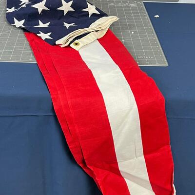 United States Flag Cotton Un-Used 
