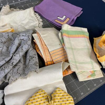 Hankies, Dollies and Napkins - LARGE Lot