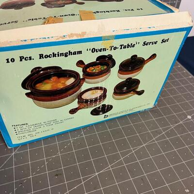 10 Piece Oven to table Serve Set NEW in the BOX 
