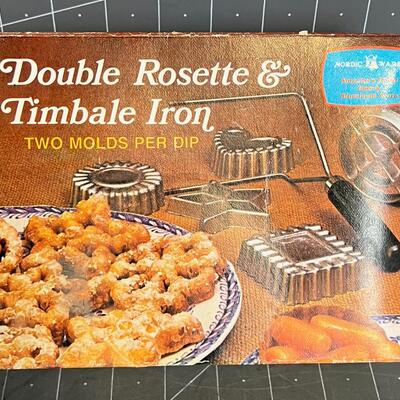 Double Rosette and Timbale Iron 