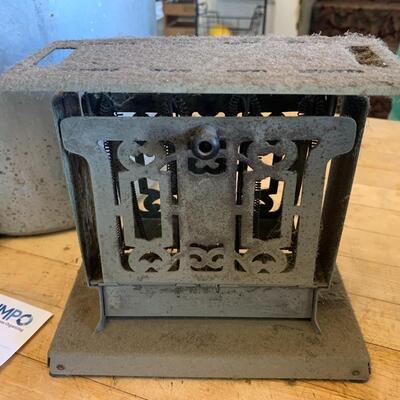 Victorian Ash Pan, Vintage Pressure Cooker, Victorian Toaster & Cast Iron Pan