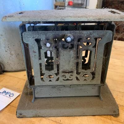 Victorian Ash Pan, Vintage Pressure Cooker, Victorian Toaster & Cast Iron Pan