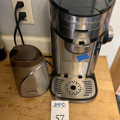Vintage Wall Mounted Dispensers, Hamilton Beach Coffee Maker & Barista Grinder