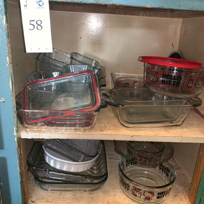 Pyrex and Hello Kitty Bakeware