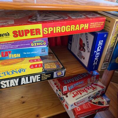 3 Shelf Book Case with Children's Games
