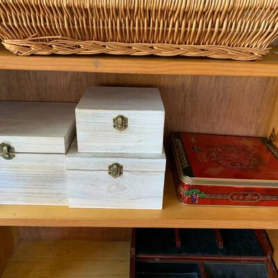 3 Shelf Bookcase and Organizing Tools