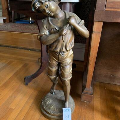 Bronze Statue of Boy