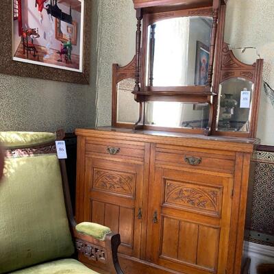 Eastlake Sideboard with Miror