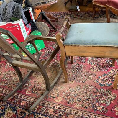 Piano Bench and Rocker