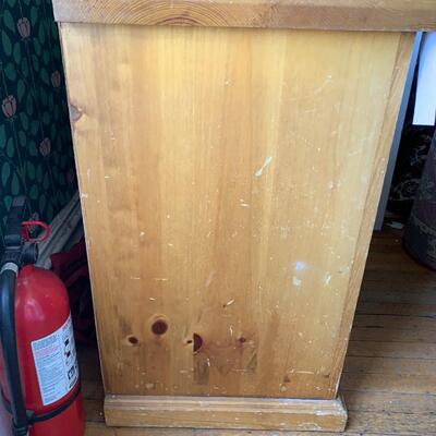 Rustic Hall Cabinet