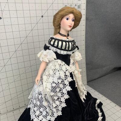 #96 Franklin Renata Porcelain Doll