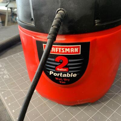 #130 Craftsman 2 Portable Wet/Dry Vac
