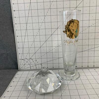 #230 Large Crystal & Vega Glass