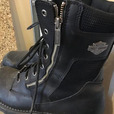 1013 - Harley Davidson Boots - Size 12