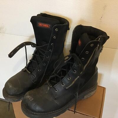 1013 - Harley Davidson Boots - Size 12