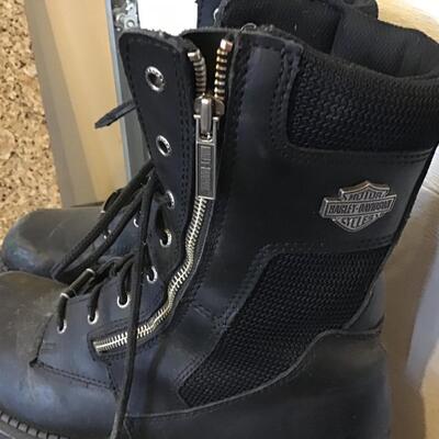 1013 - Harley Davidson Boots - Size 12