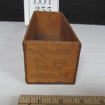 Old Wood Cheese Box, Mel-O-Bit American Cheese