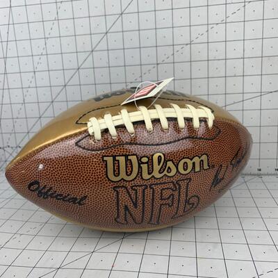 #18 Signed Wilson NFL Football