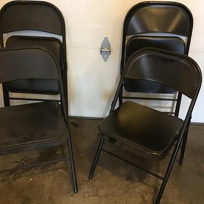 1016 - 4 Folding Chairs (2 padded)