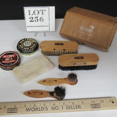 Vintage Kiwi Shoe Shine Set