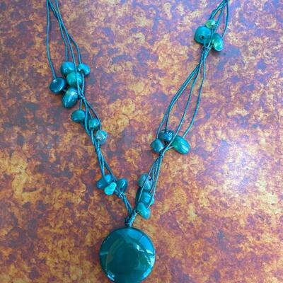 Green Stone Necklace