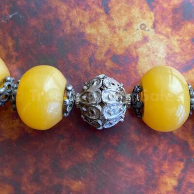 Yellow Bead Necklace