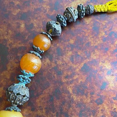 Yellow Bead Necklace