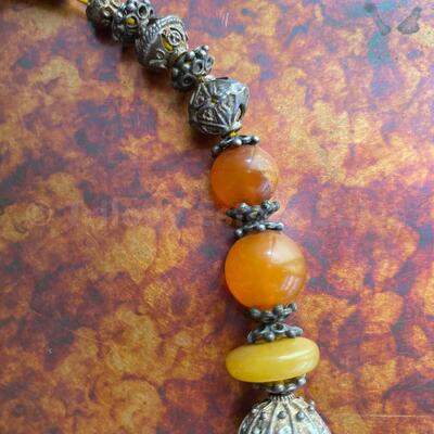 Yellow Bead Necklace